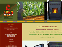 Tablet Screenshot of cornflame.net